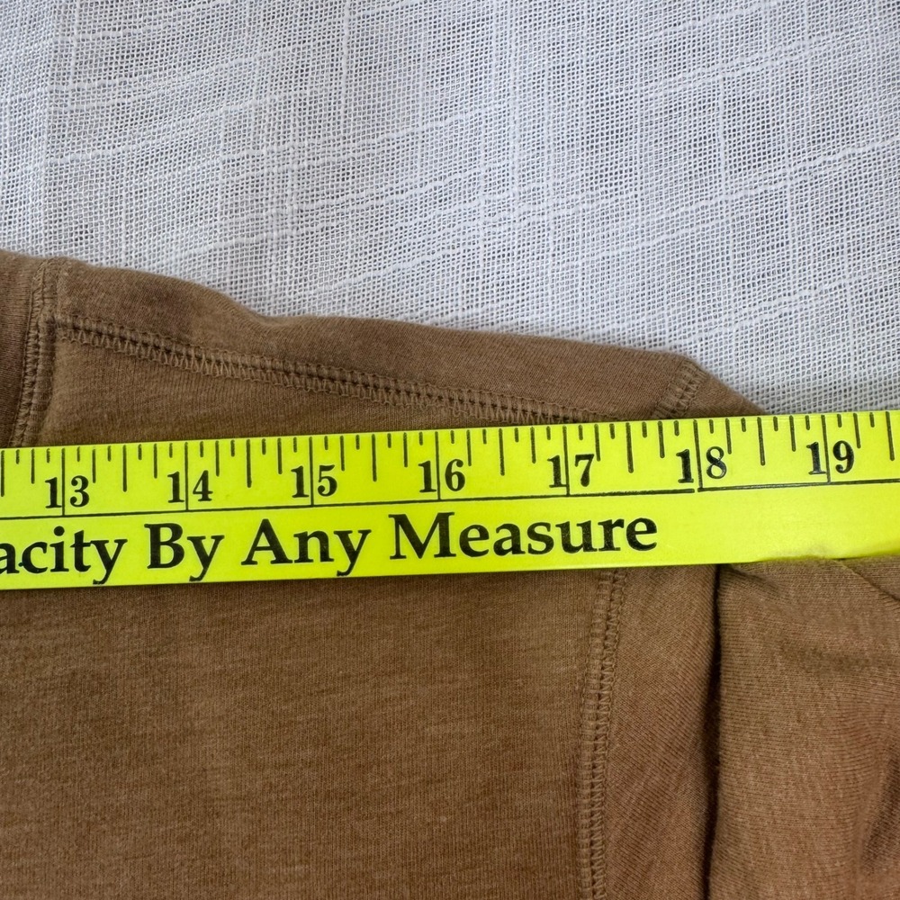 The North Face Brown Pullover Men XL Logo Granola Gorpcore Fall Basic Utility - Picture 12 of 13